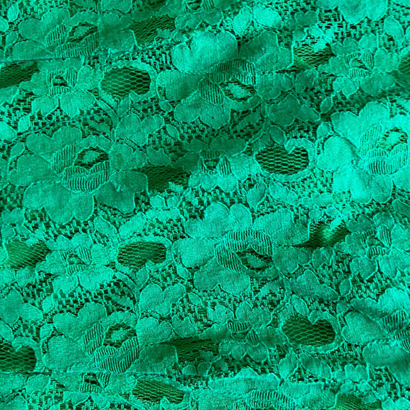 Maude Medium Green Lace Romper - Picture 5 of 10